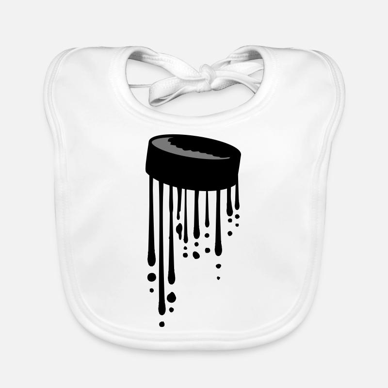 Puck Drops Graffiti Organic Baby Bibs