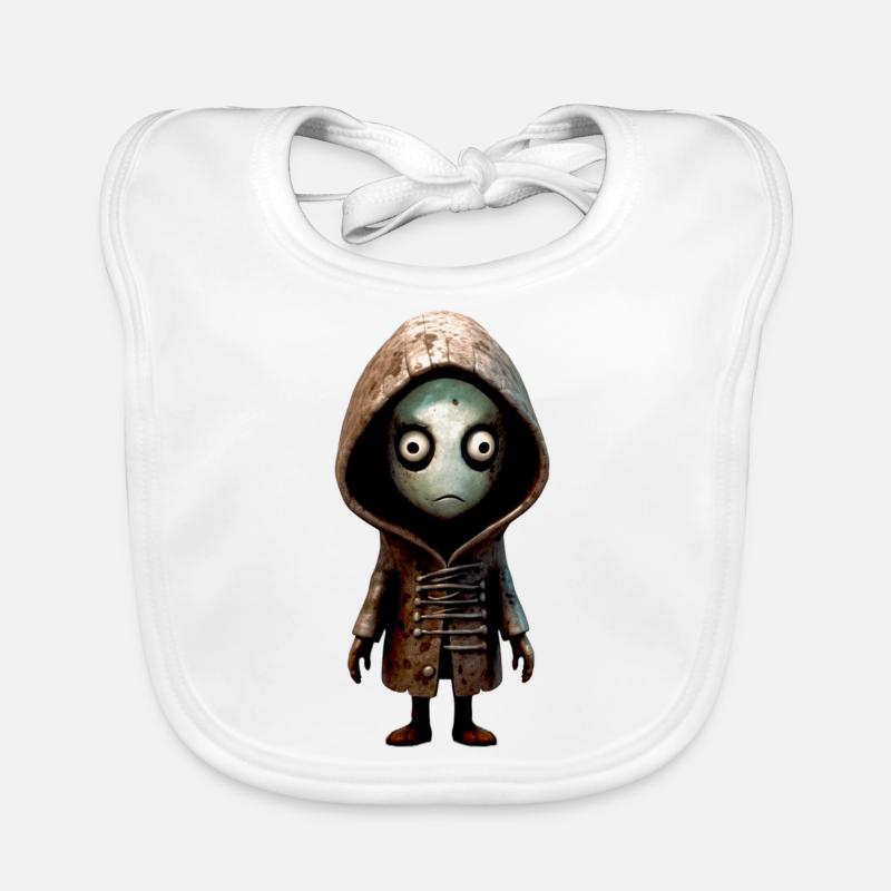 Cute monster Organic Baby Bibs