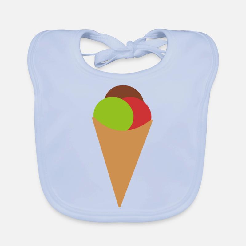 Eis Baby Bio-Lätzchen