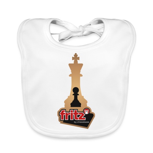 Fritz 19 Chess King and Pawn - Organic Baby Bibs