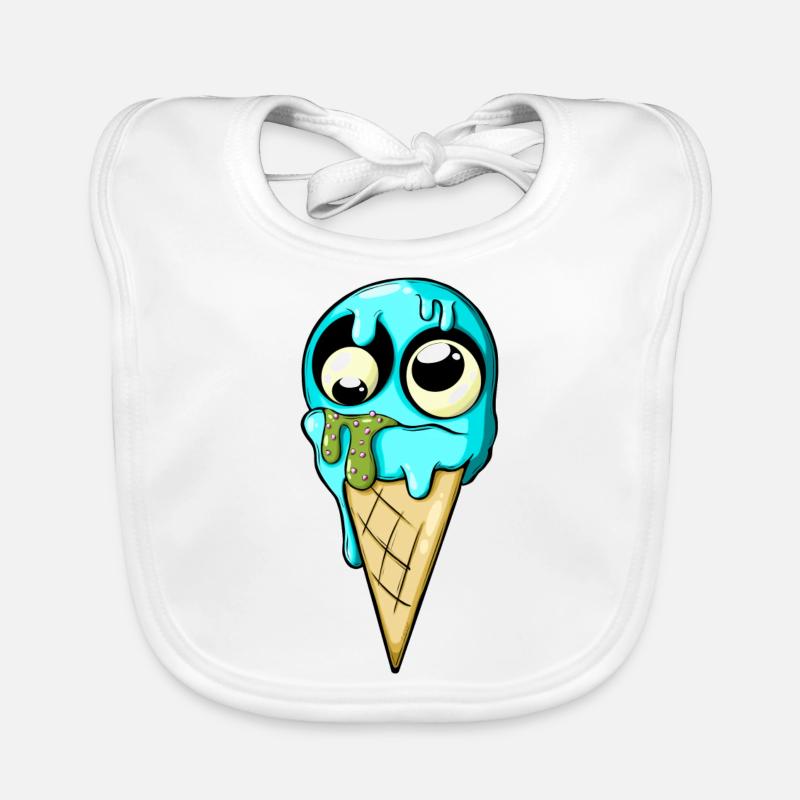 wenn dem Eis schlecht ist. Baby Bio-Lätzchen