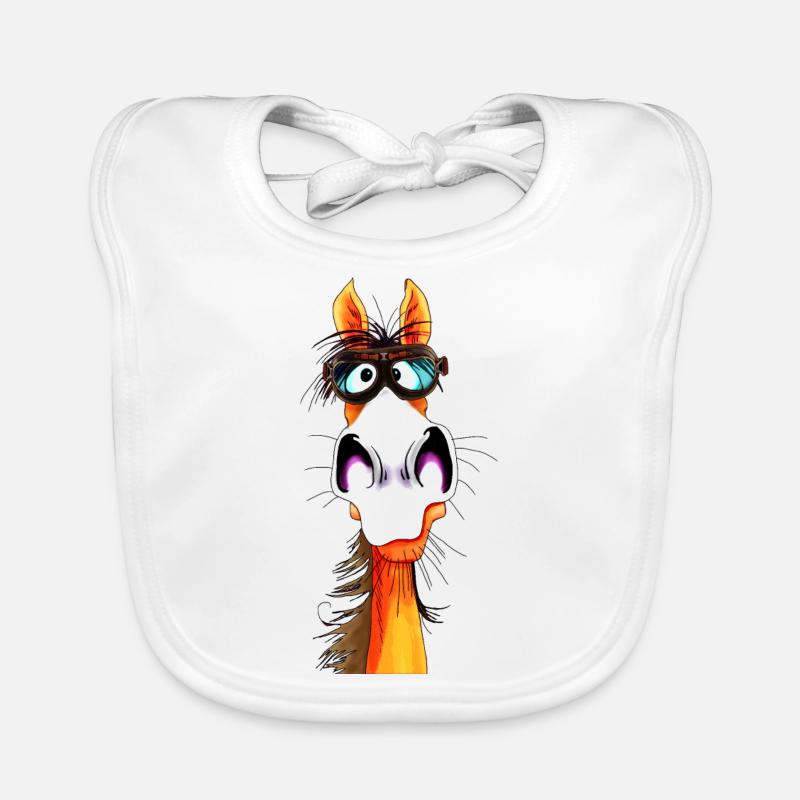 Horse Plotz Organic Baby Bibs