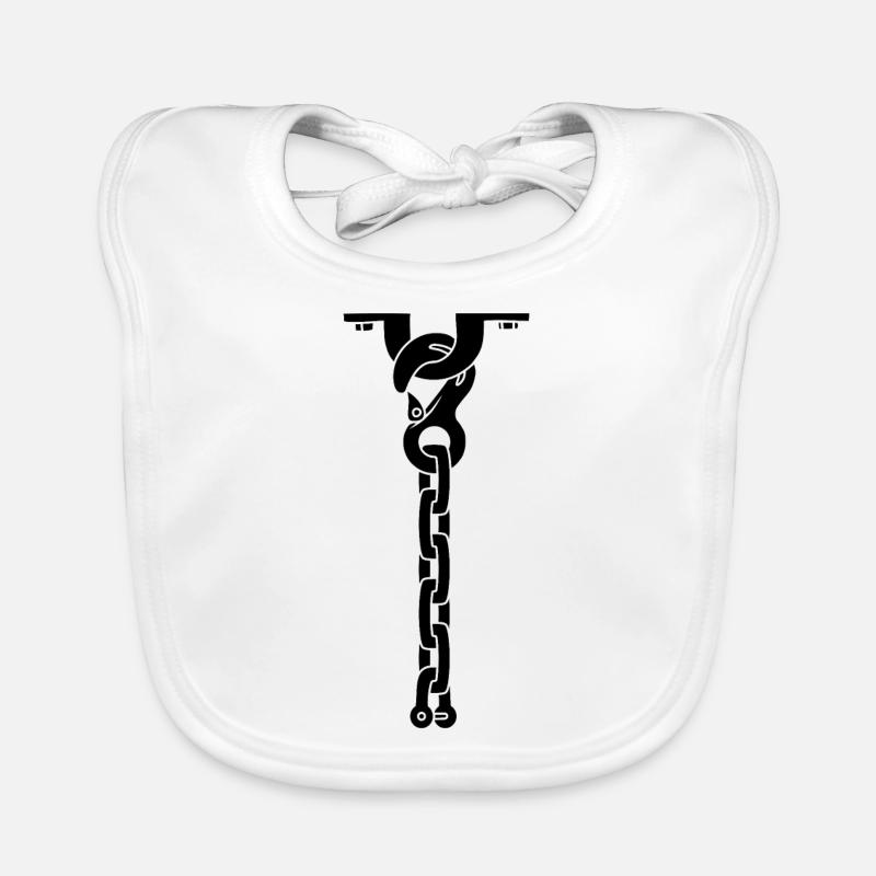 collier cravate NOIR Bavoir bio Bébé