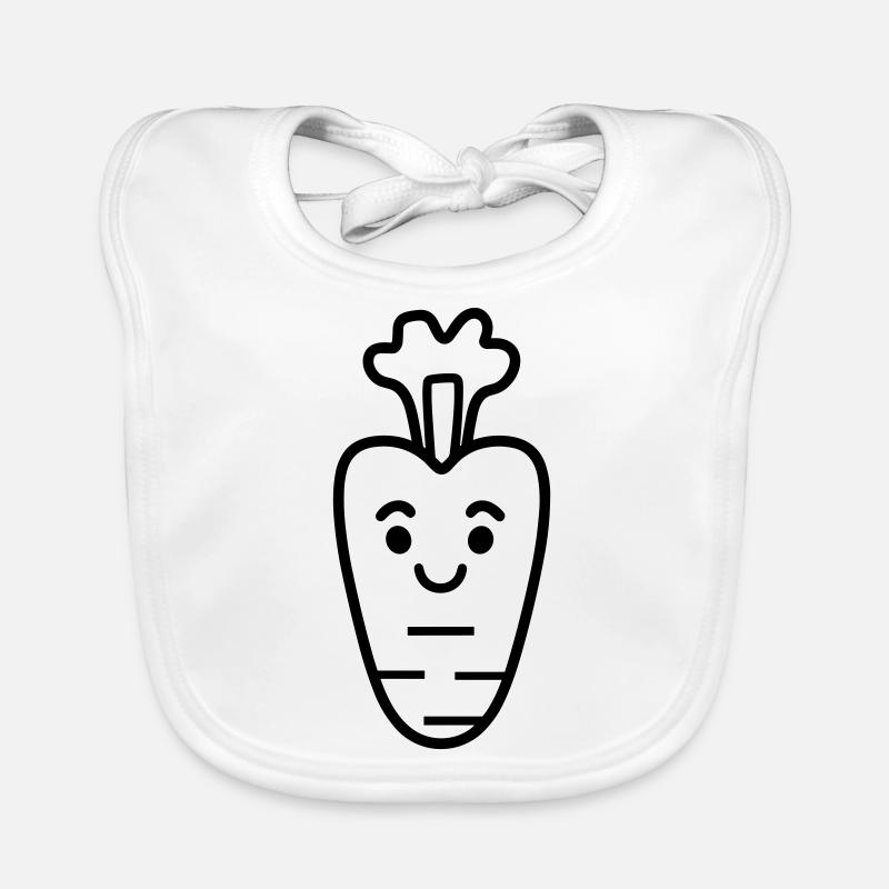 Carotte Bavoir bio Bébé