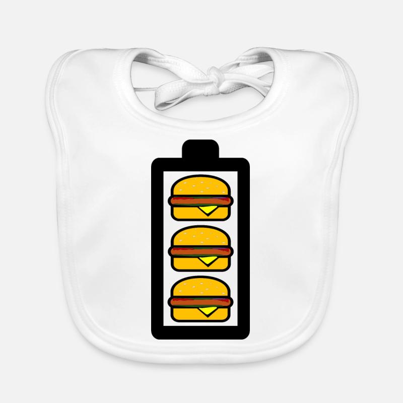 Burger Batterie Baby Bio-Lätzchen