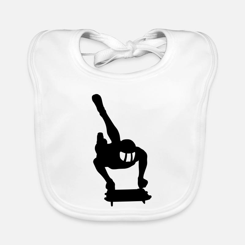 skeleton Organic Baby Bibs