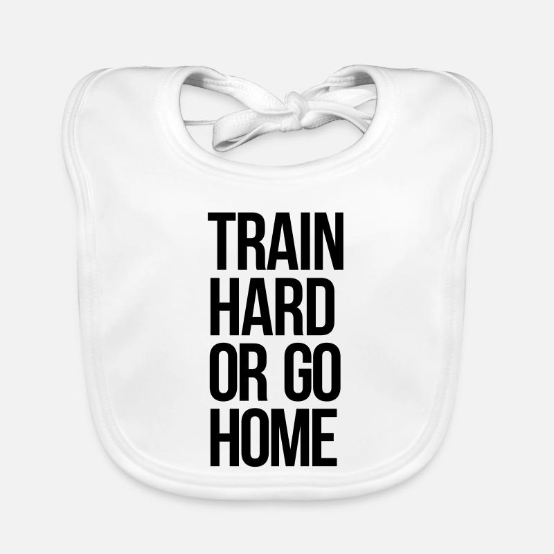train hard Baby Bio-Lätzchen