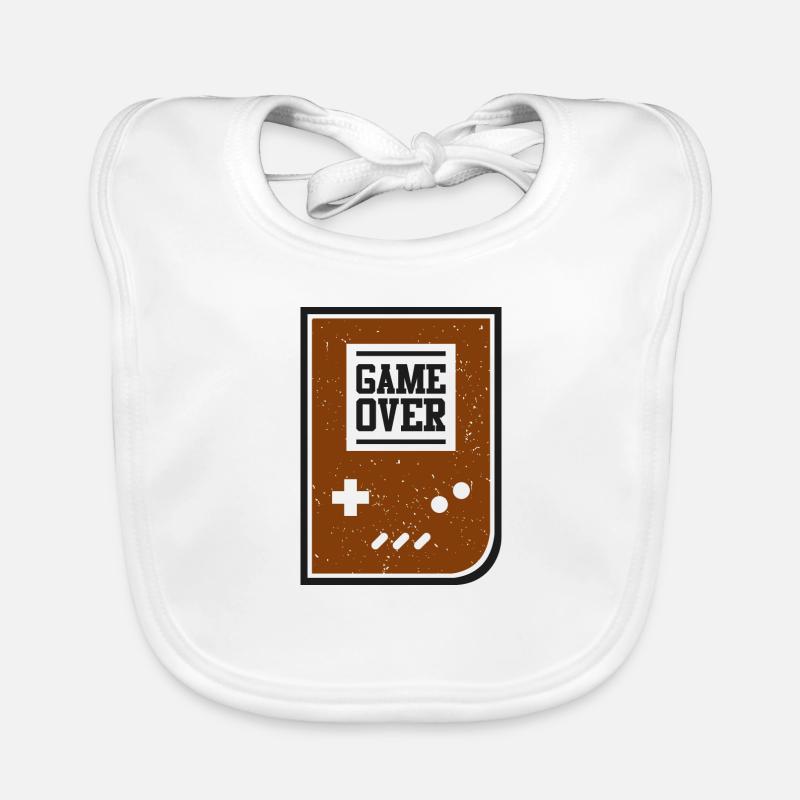 Game Over Organic Baby Bibs