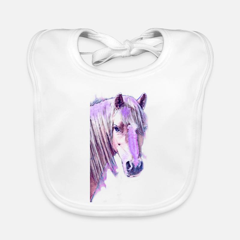 Welsh Poney Bavoir bio Bébé
