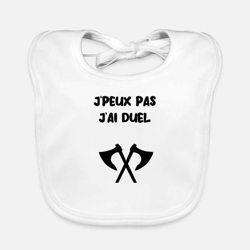 J’peux pas j’ai duel Bavoir bio Bébé