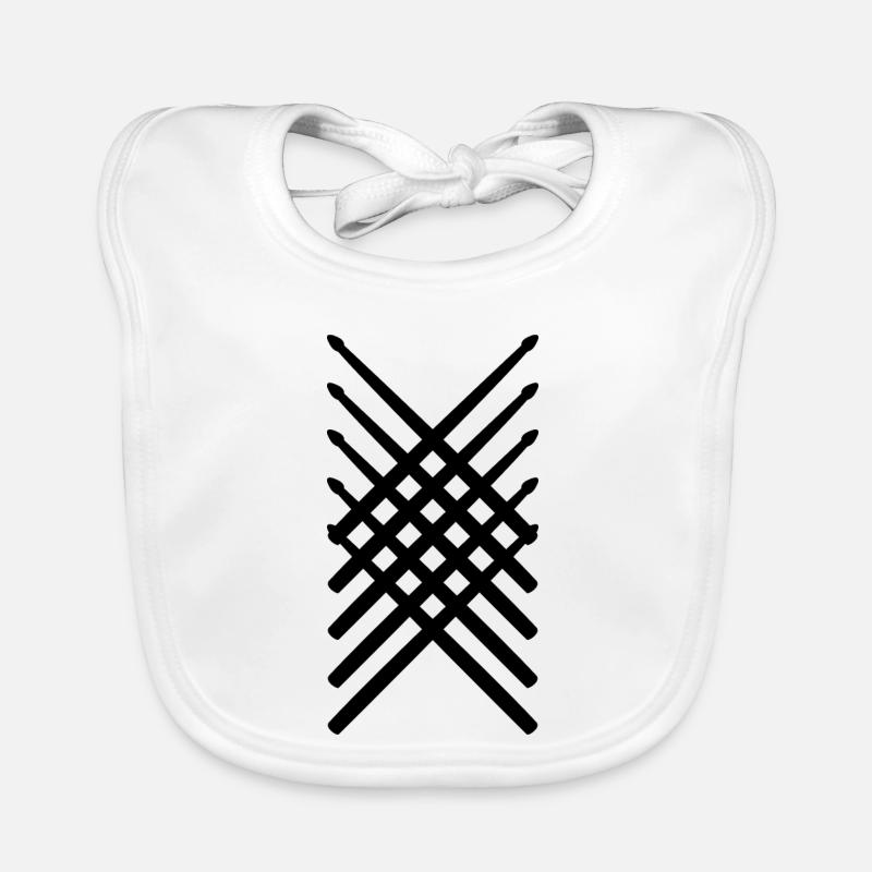 Drumsticks Organic Baby Bibs