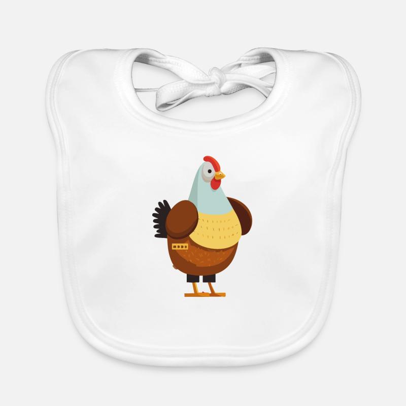 Huhn Baby Bio-Lätzchen