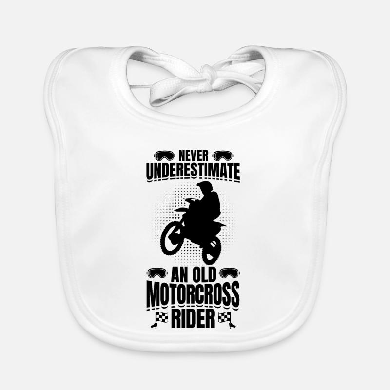 Papi motocross Bavoir bio Bébé