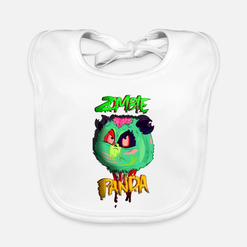 Zombie-Panda Baby Bio-Lätzchen