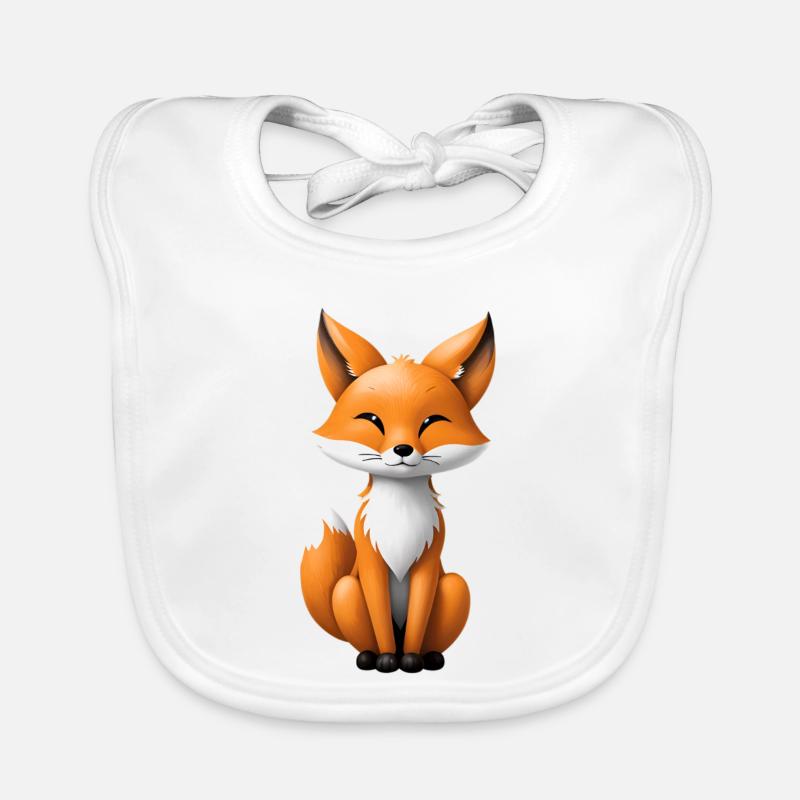 Illustration de renard mignon Bavoir bio Bébé