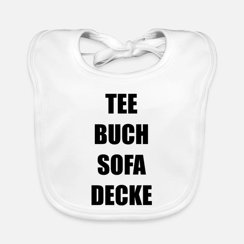 Tee Buch Sofa Decke Baby Bio-Lätzchen