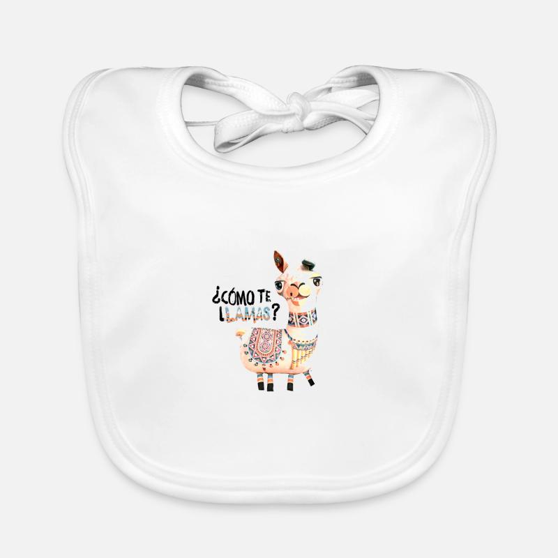 Lama,alpaka, Illustration, Comic Baby Bio-Lätzchen