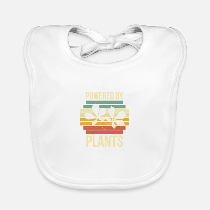 Vegan - Powered by plants Organic Baby Bibs