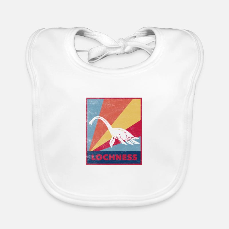Lochness Nessie Scotland Organic Baby Bibs