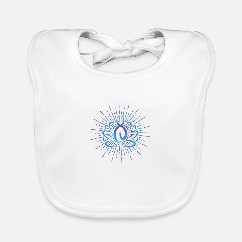 Fleur de fleur de lotus Bavoir bio Bébé