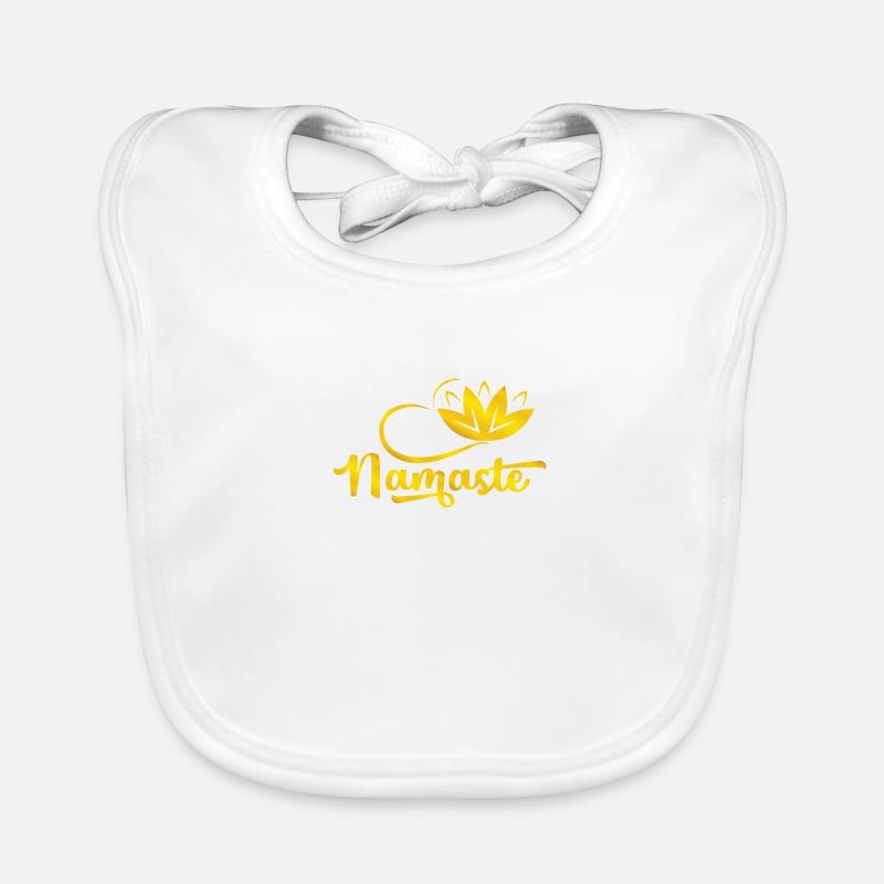 Fleur de fleur de lotus Bavoir bio Bébé