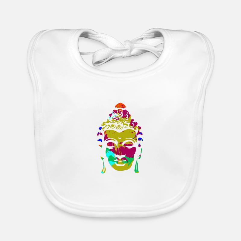 Buddha Meditation Ying Yang Baby Bio-Lätzchen