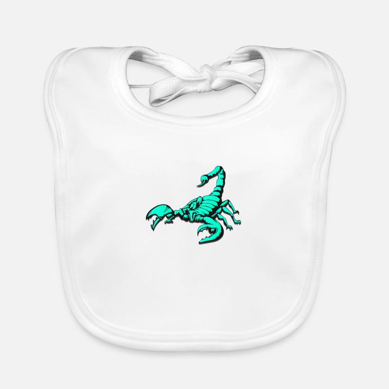 Skorpion Scorpio Sternzeichen Baby Bio-Lätzchen