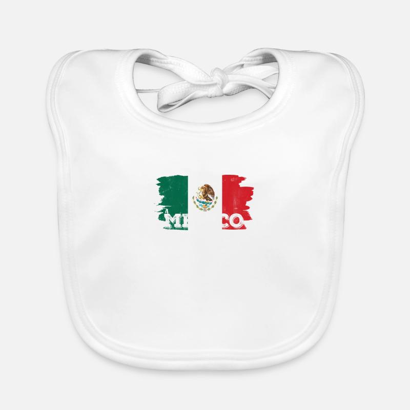Mexique Pays Voyage Bavoir bio Bébé