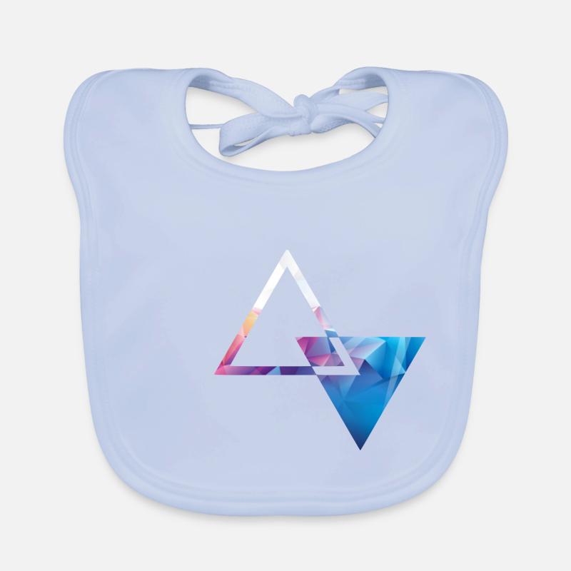 Sablier de couleur néon Bavoir bio Bébé