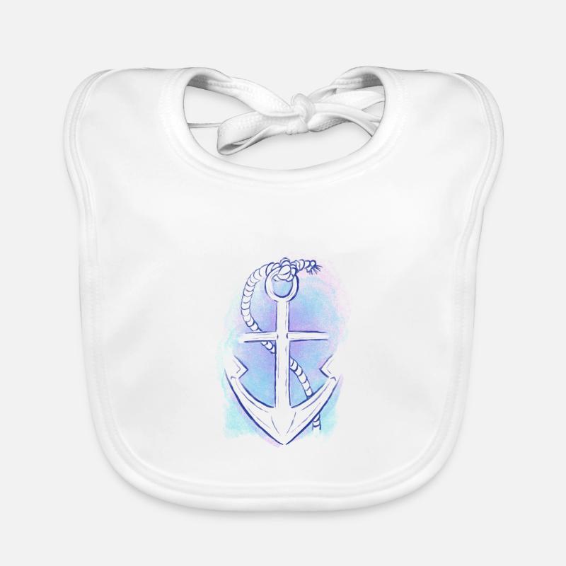 Anker Gemälde Baby Bio-Lätzchen