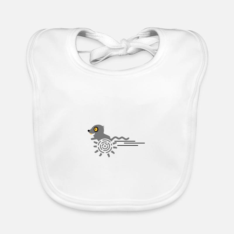 Gerbil / Running Gerbil (3c) Organic Baby Bibs