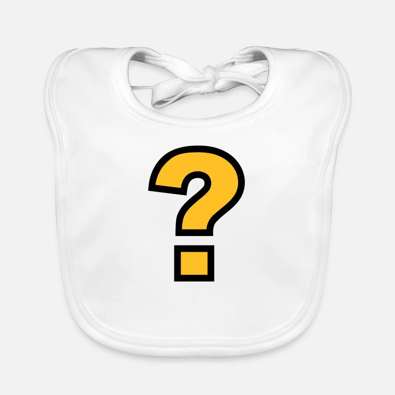 Fragezeichen Baby Bio-Lätzchen