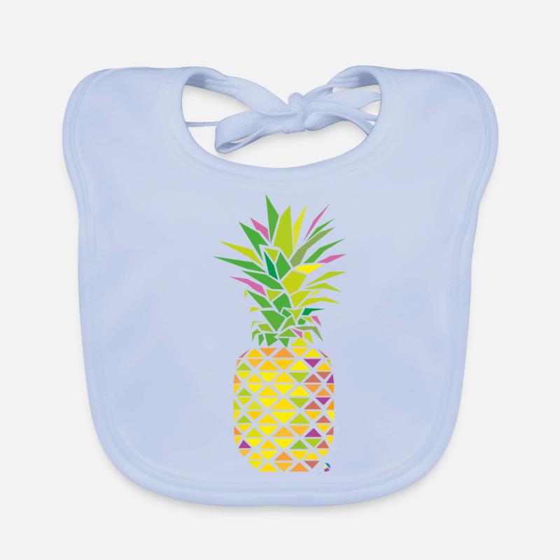 Pineapple Organic Baby Bibs