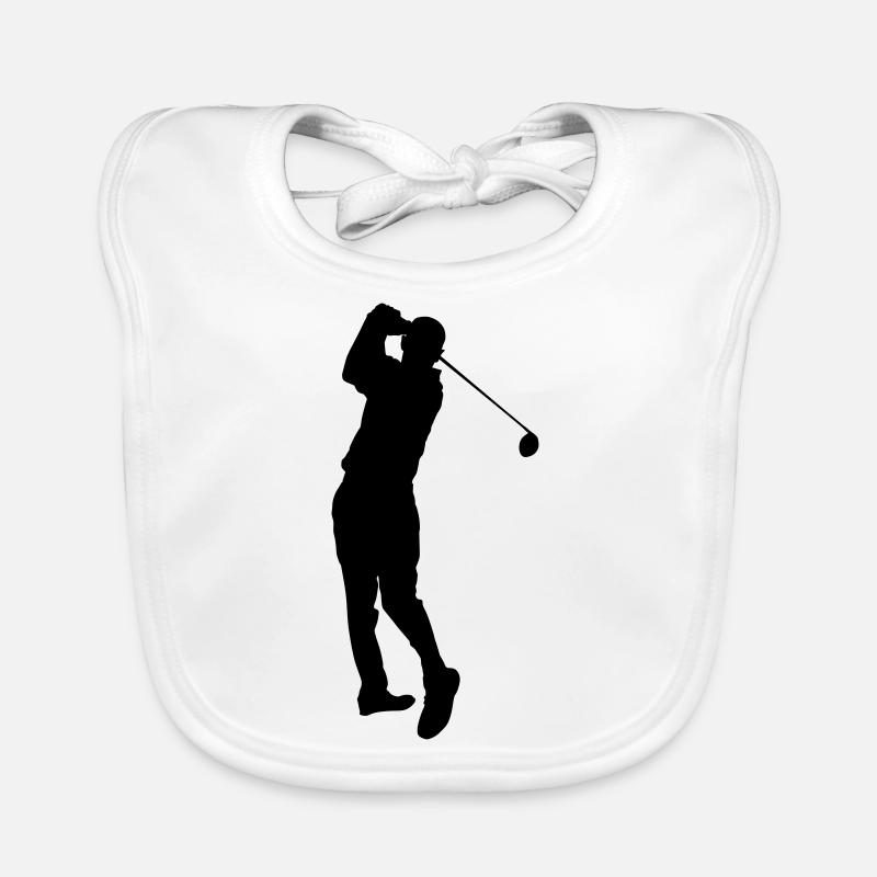 Golfer Organic Baby Bibs