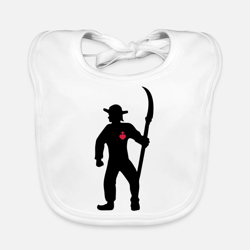 peasant farmer farmer from Vendée Organic Baby Bibs