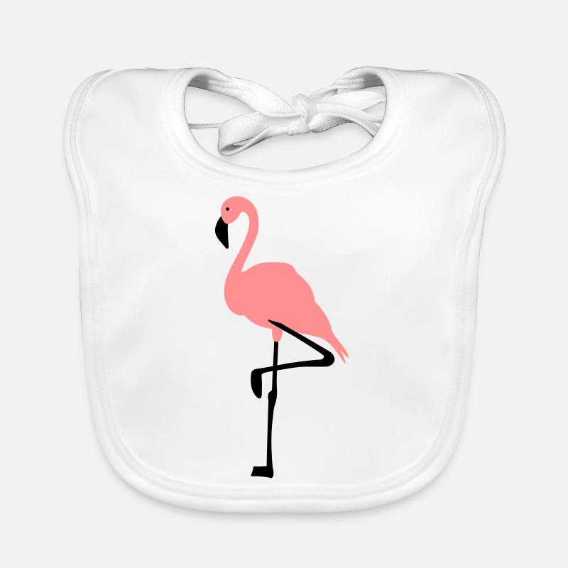 flamingo Organic Baby Bibs
