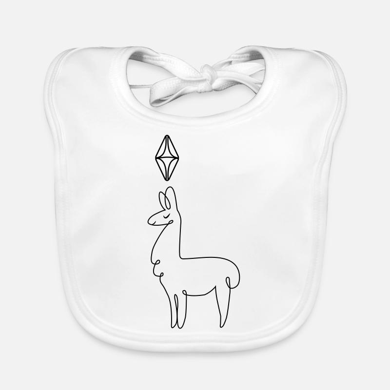 Sims Llama Organic Baby Bibs
