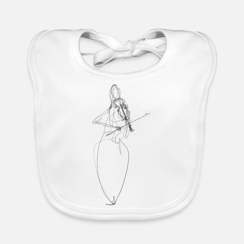 Violinist Organic Baby Bibs