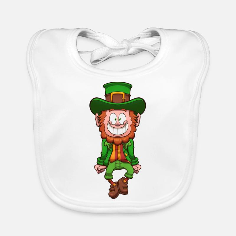 Dancing Leprechaun Organic Baby Bibs