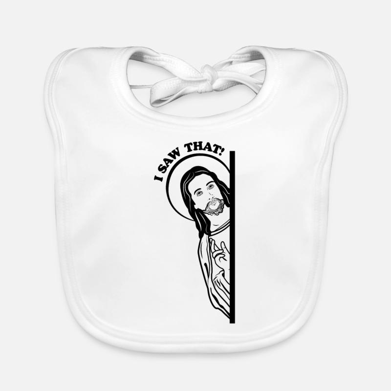 Jésus a vu que Bavoir bio Bébé