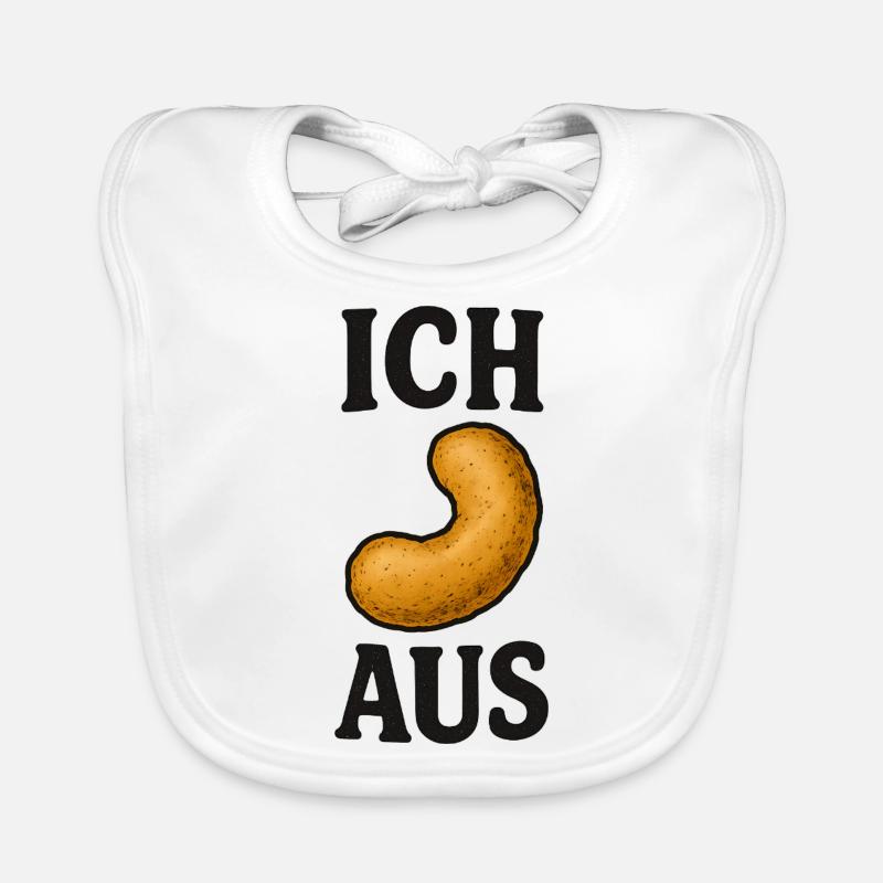 Ich Flip Aus Erdnuss Flips Spruch Baby Bio-Lätzchen