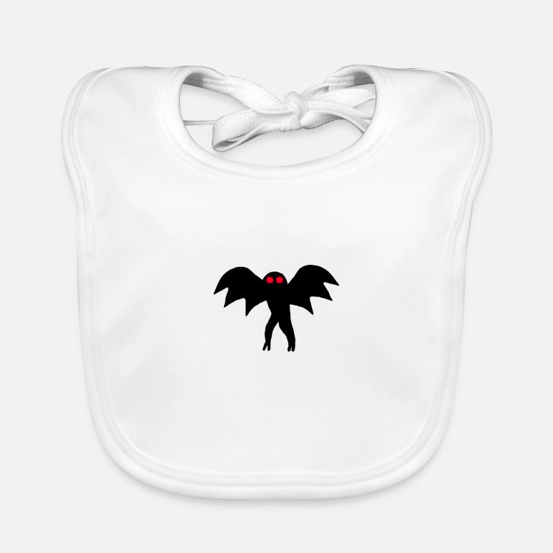 Moth man misfortune legend legend Organic Baby Bibs