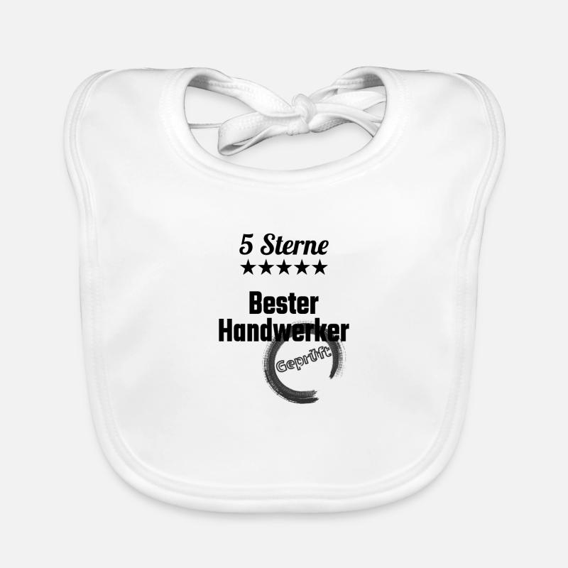 5 Sterne Bester Handwerker Geprüft Baby Bio-Lätzchen