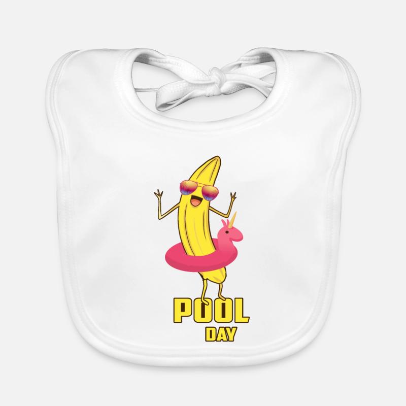 Banane Cool Pool Bavoir bio Bébé