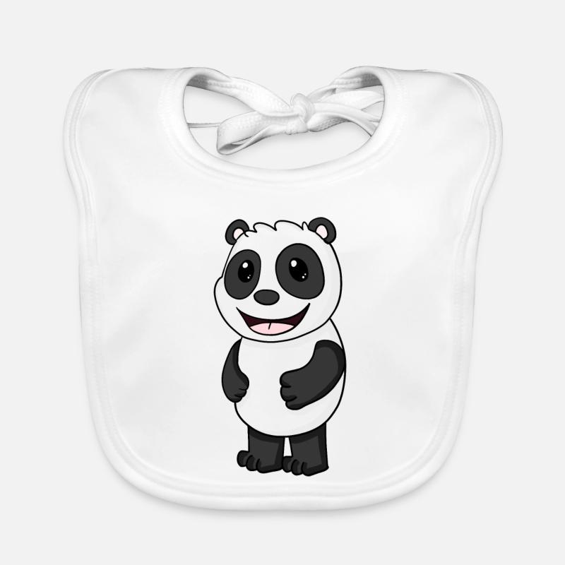 Panda Ours Mignon Bavoir bio Bébé