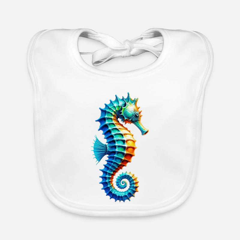 Hippocampe Bavoir bio Bébé