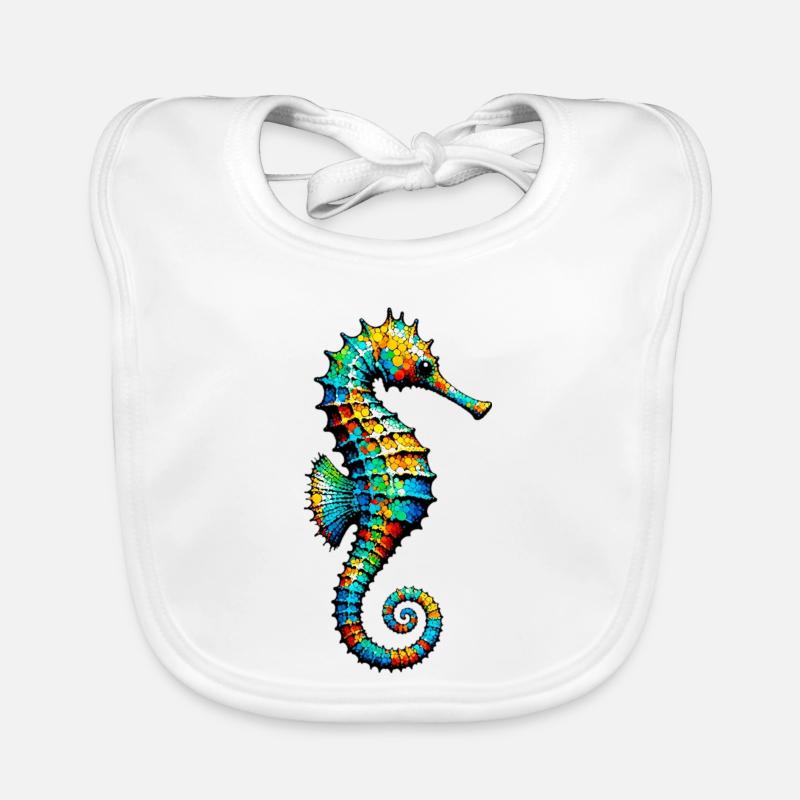 Hippocampe Bavoir bio Bébé