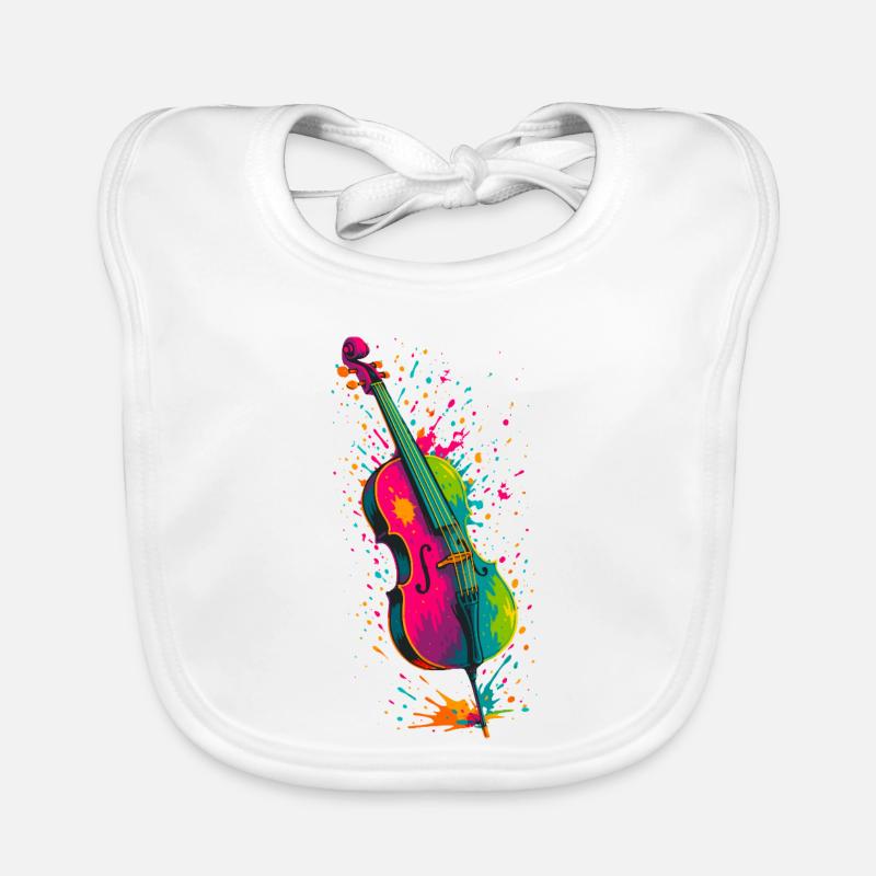 Violoncelle Splash Bavoir bio Bébé