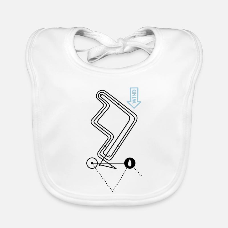 Parcours de régate Parcours de régate Parcours de voile Bavoir bio Bébé