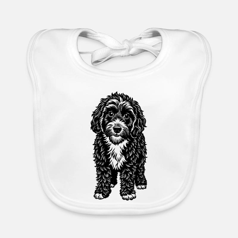 Cockapoo Bavoir bio Bébé